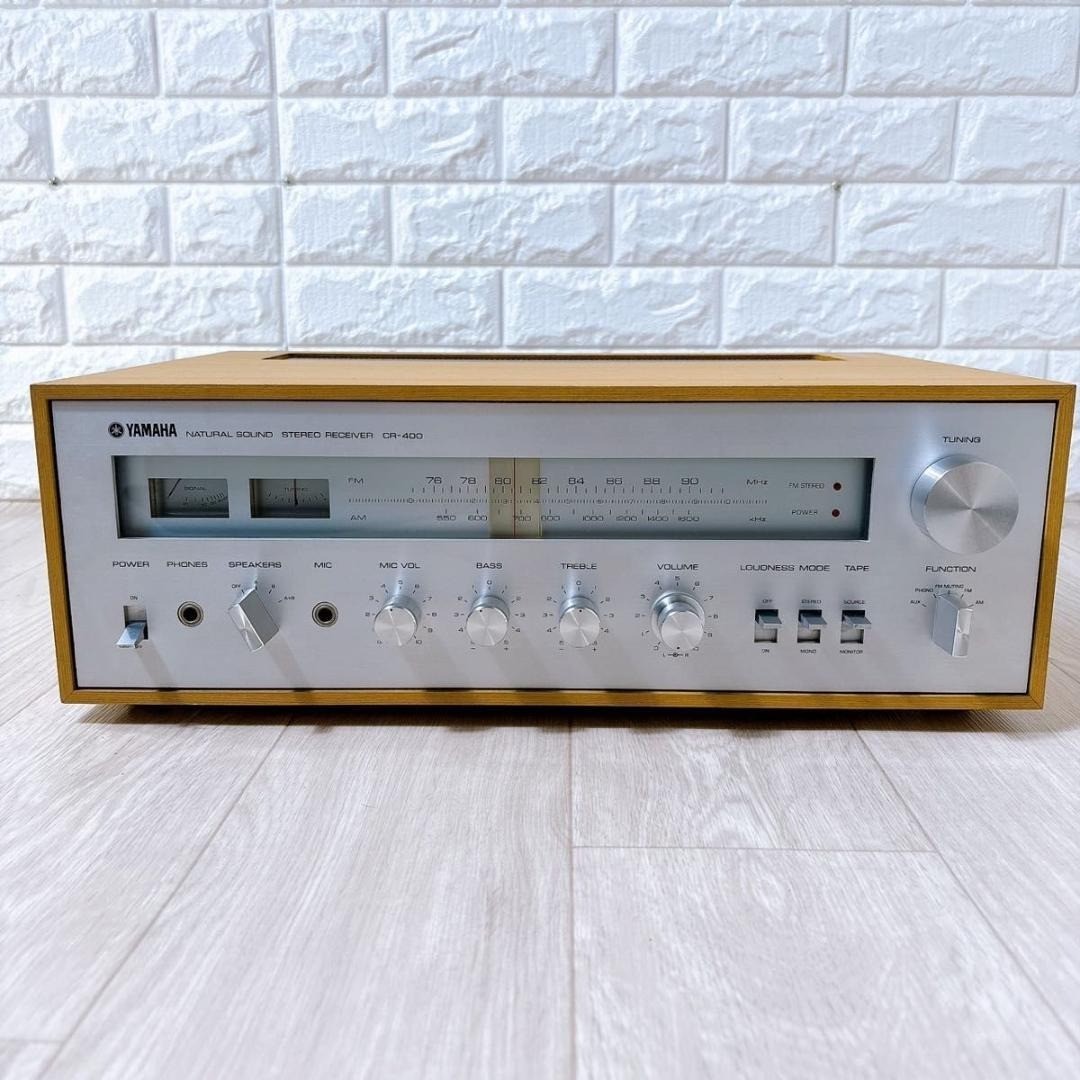 【美品】YAMAHA　CR-400 ステレオレシーバー 美品】YAMAHA ステレオレシーバー CR-400 オーディオ機器