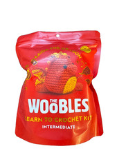 The Woobles Kaida The Dragon Red Crochet Kit NEW-NO HOOK