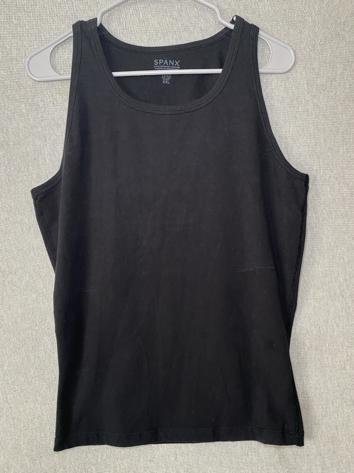 Spanx Compression Undershirt Tank Black Size XXL - image 1