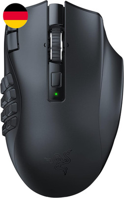 Razer Naga V2 Hyperspeed - Ergonomische Kabellose MMO Gaming Maus (19 Programmie