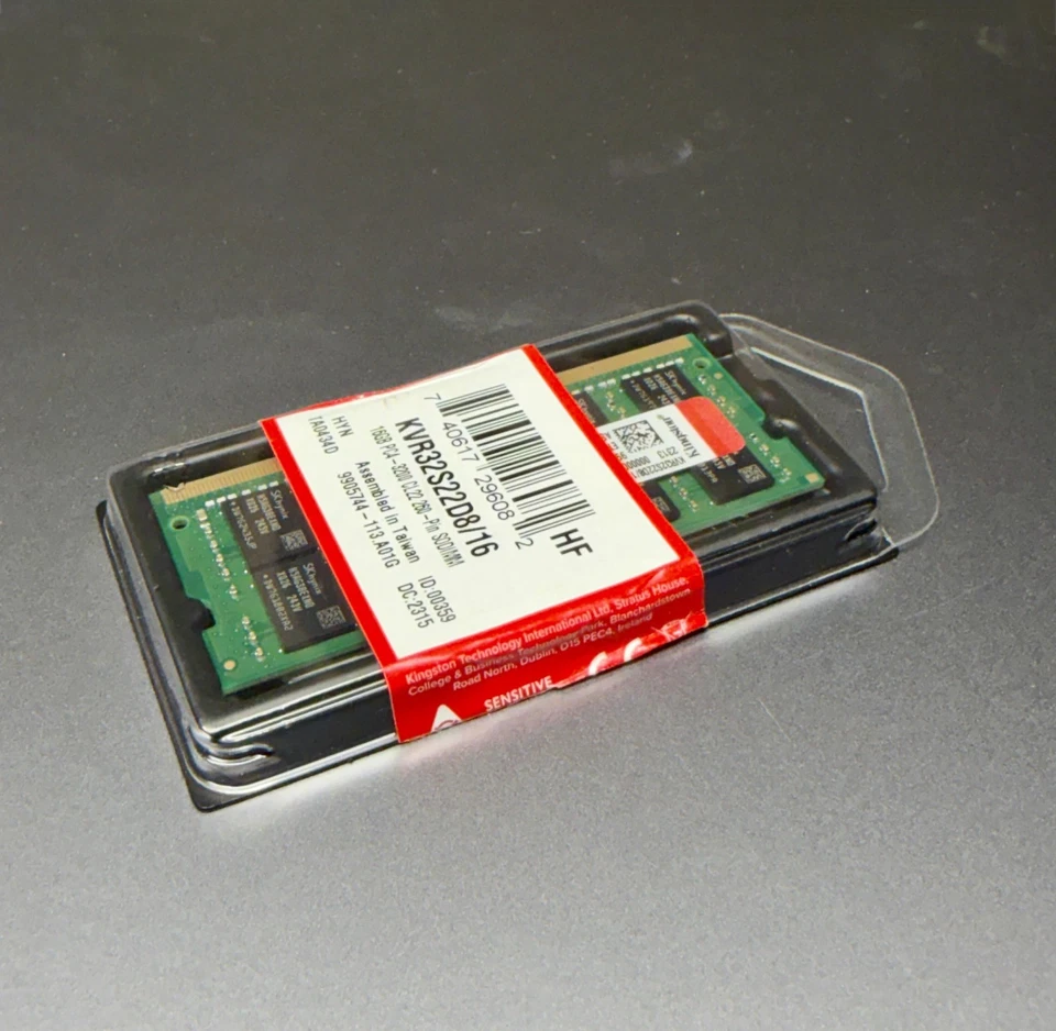 Kingston 16GB DDR4 3200MHz PC4-25600 2Rx8 SODIMM Laptop Memory RAM KVR32S22D8/16 - Image 2 of 4