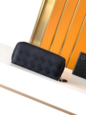 Montblanc Black Full-Grain Leather 2-Pen Luxury Zipper Pencil Case Gift Set