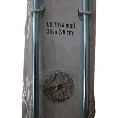 Pony Glydon Loops & Threads Aluminum Circular Knitting Needles US 10 - 36'' Blue