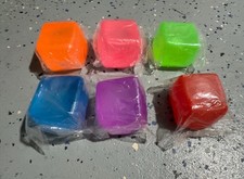 6 Cubes (2 Inch) Fidget Sensory Squish Squeez...