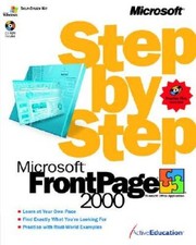 Microsoft FrontPage 2000 Step by Step Step by Step Microsoft - GOOD