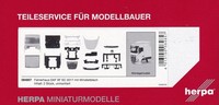 Herpa Teileservice 1:87 Lkw Fahrerhaus Daf Xf Sc 2017 H0 084857
