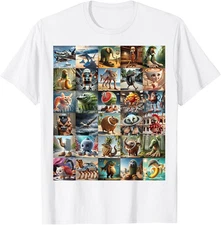 Italian Brainrot Costume Meme Collage Character Unisex T-Shirt