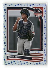 2024 Panini USA Baseball Stars & Stripes Taytum Reeves #44 STARS