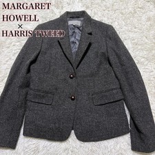 MARGARET HOWELL Harris Tweed Tailored Jacket Gray Size L