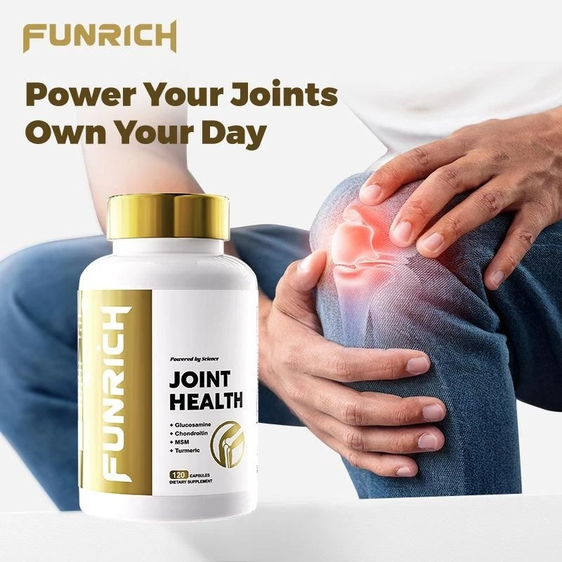 FUNRICH Joint Health Supplement – Glucosamine, Chondroitin, MSM & Turmeric - Image 2 of 4