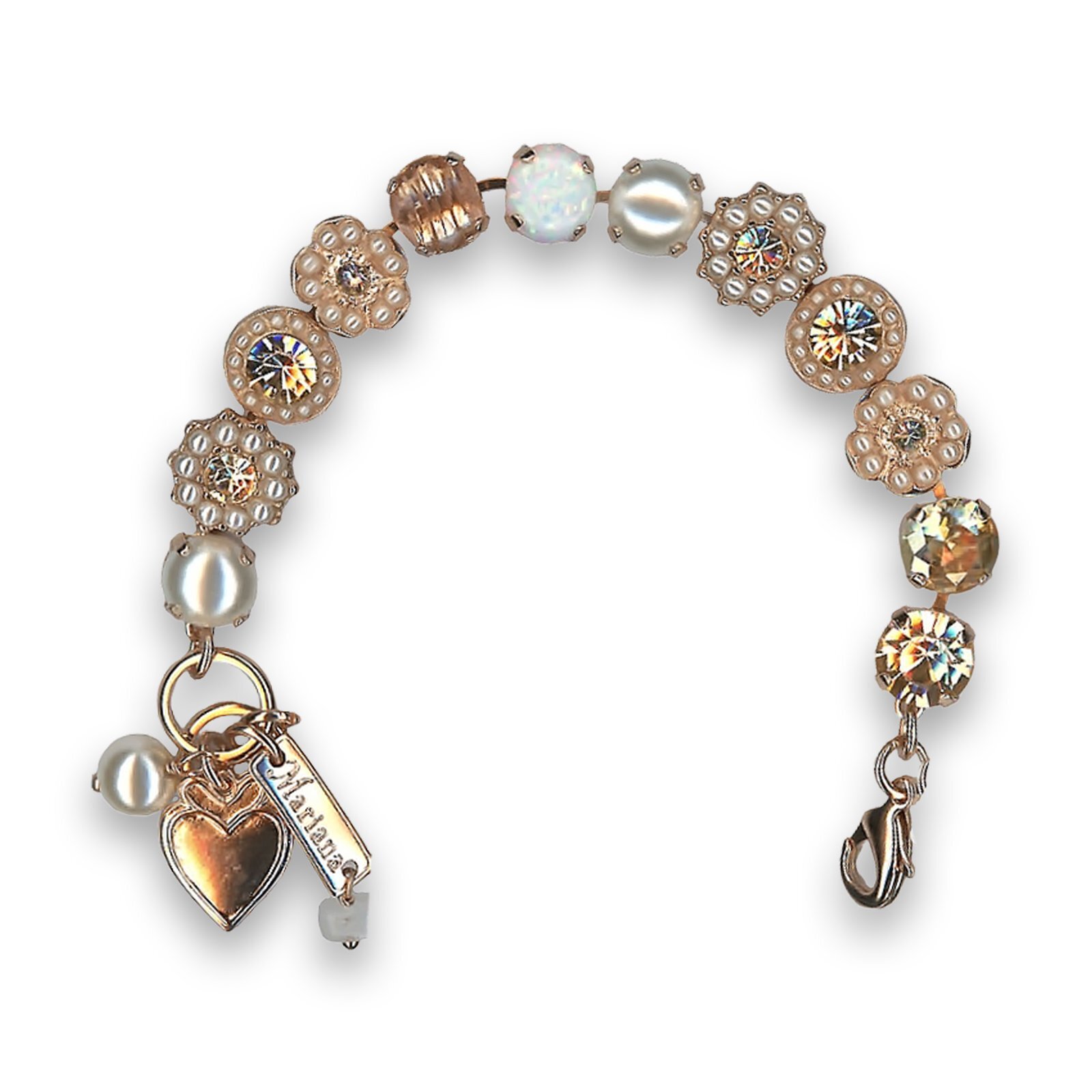 Mariana Summer 2022 Quartz Pearl Swarovski Bracelet-image