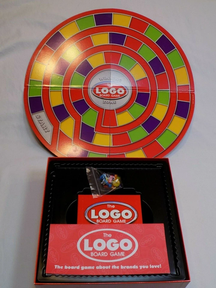 The Logo Board Game About Brands Family Night FUN Ages 12+ Adult 100% COMPLETE - Image 2 of 3