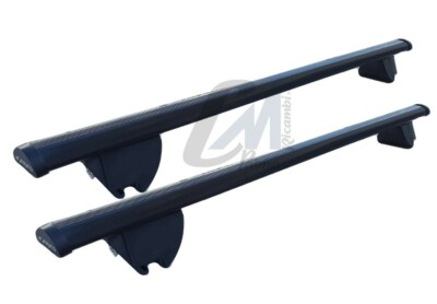 Barre Portatutto Aerodynamic Black Per VW Taigo 5 Porte 2022+ Con Tetto Liscio – Alluminio 100 Kg, TÜV-GS, Canale T-Track, Fatte In Italia Da Farad