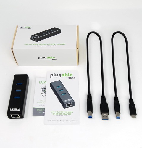 3-Port USB 3.0 Hub with Gigabit Ethernet – Universal Compatibility for Laptops - Picture 9 of 10