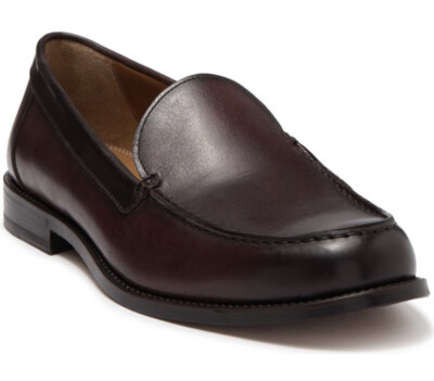 Antonio Maurizi Men’s Brown Leather Slip-On Loafers Size 42 EU / 9 US NWOB Antonio Maurizi Penny Loafers Mens US 9 EU 42 Brown Slip On  main image 2