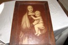 Antique Framed Madonna and Child Picture — photo 1