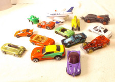 Lot of 14 Assorted Die-Cast Toy Cars - Various Brands  Models