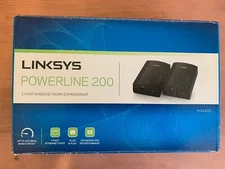 Linksys Powerline 200 1-Port Wired Network Expansion Kit PLEK 400-NP PLE400