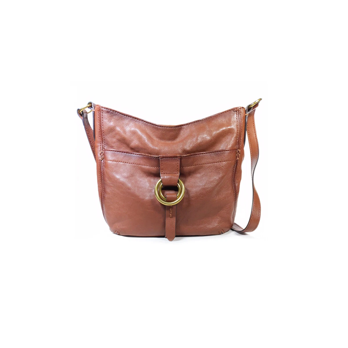 Leather handbag Frye Brown in Leather - 34198533