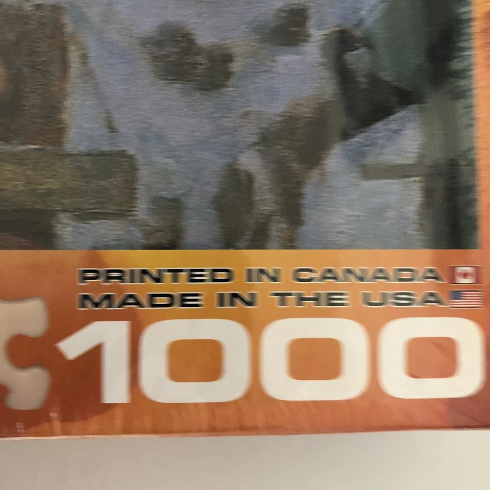 Clarence Gagnon Christmas Mass Jigsaw Puzzle Eurographics New Sealed Church - Image 4 of 4