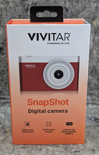 New Vivitar 2.1MP Optical View Finder SnapShot Digital Camera - Red 8GB
