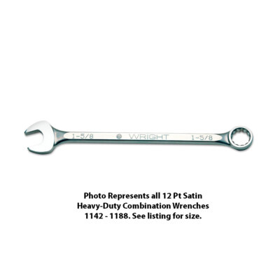Wright Tool 1142 WRIGHTGRIP 2.0 1-5/16'' 12-Pt Satin Finish Combination Wrench