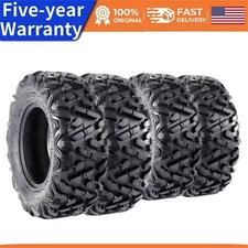4PACK ATV Tires All-Terrain Tires 25x8-12 25x10-12 6PR Sand Mud 25x8x12 25x10X12