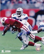 George Teague  Autographed 8x10 Dallas Cowboys  Free Shipping #1
