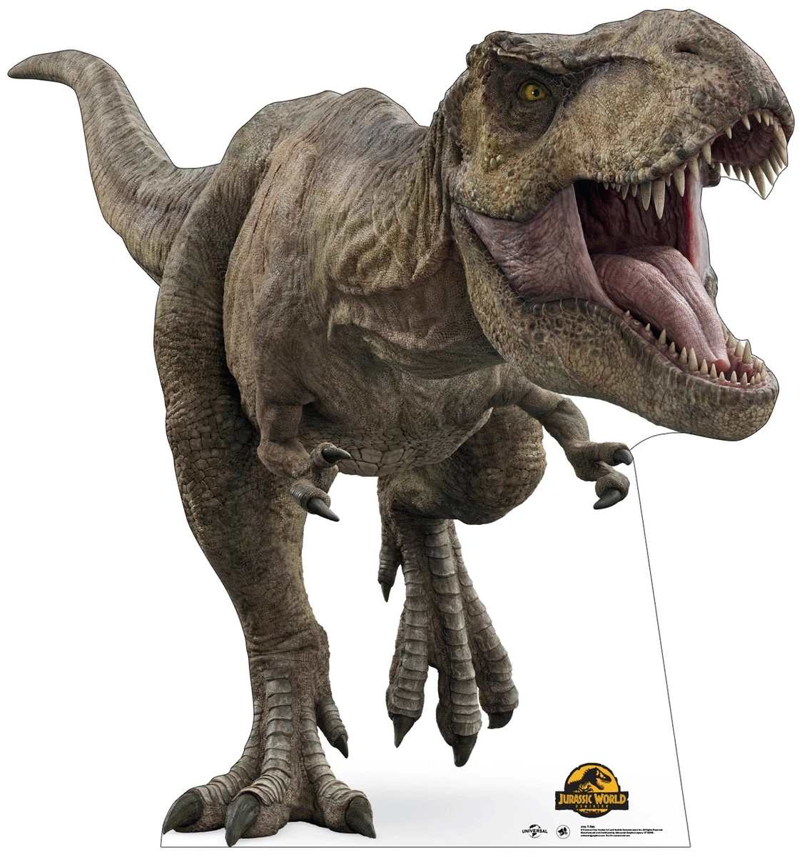 JURASSIC WORLD DOMINION TYRANNOSAURUS T REX LIFESIZE STANDUP STANDEE  CUTOUT