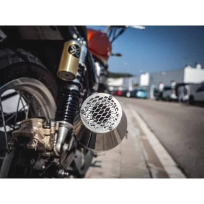 Terminal GPR Ultracone Inox Approuvé pour Yamaha 535 XV Virago 1981-2007 - Photo 1/4