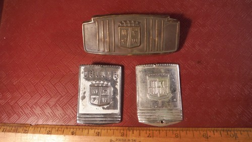 CE80 M/W Emblems Lot of 3 Vintage 1960-70's MONTGOMERY WARDS APPLIANCES FOX CO