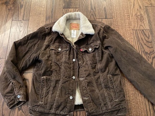 Levi's Brown Corduroy Sherpa Fleece 