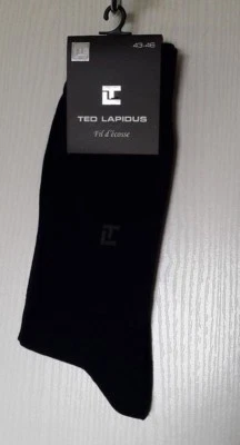 TED LAPIDUS CHAUSSETTES POUR HOMME EN FIL D'ÉCOSSE 90% COTON, 10% POLYAMIDE