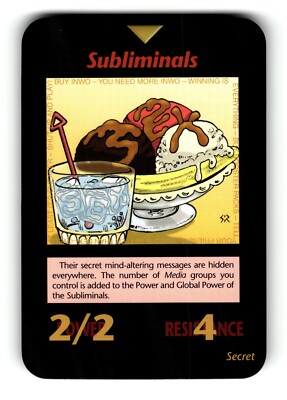 イルミナティカード　Subliminals　サブリミナル Subliminals Card Base Set INWO Illuminati New World Order | eBay