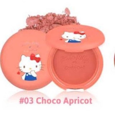 Cathy Doll Hello Kitty Blush on Cotton Blusher (03) Choco Appricot
