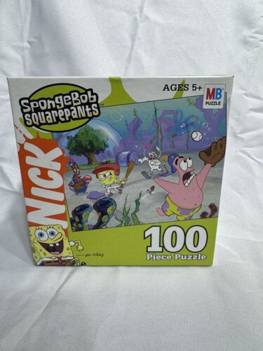 SpongeBob Squarepants 100 Piece Puzzle Nickelodeon Cardinal NEW 10"x13" SEALED