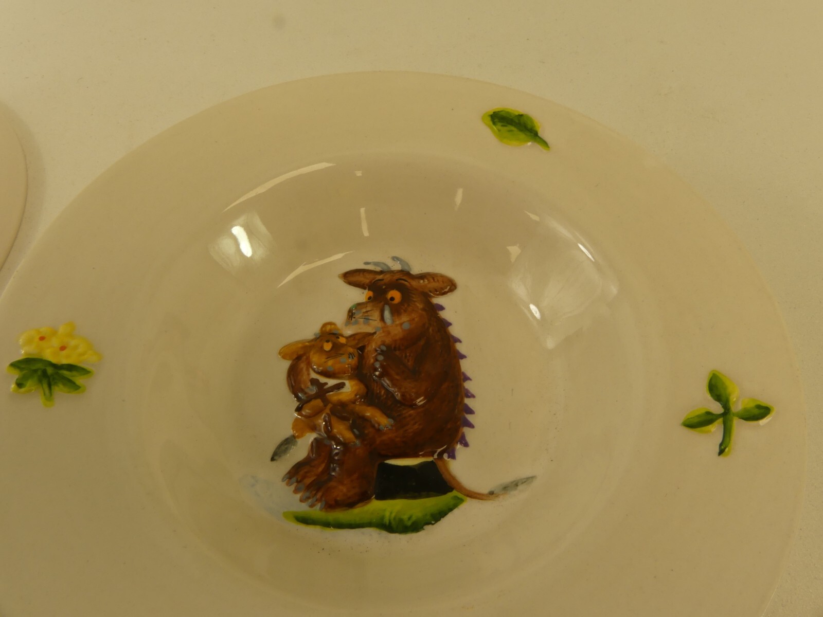 (RefJOH3) Gruffalo The Gruffalo's Child child's plate and bowl John