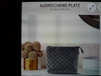 Kosmetik Tasche Make-Up Aufbewahrungstasche Reise Kulturbeutel ReißVerschluss