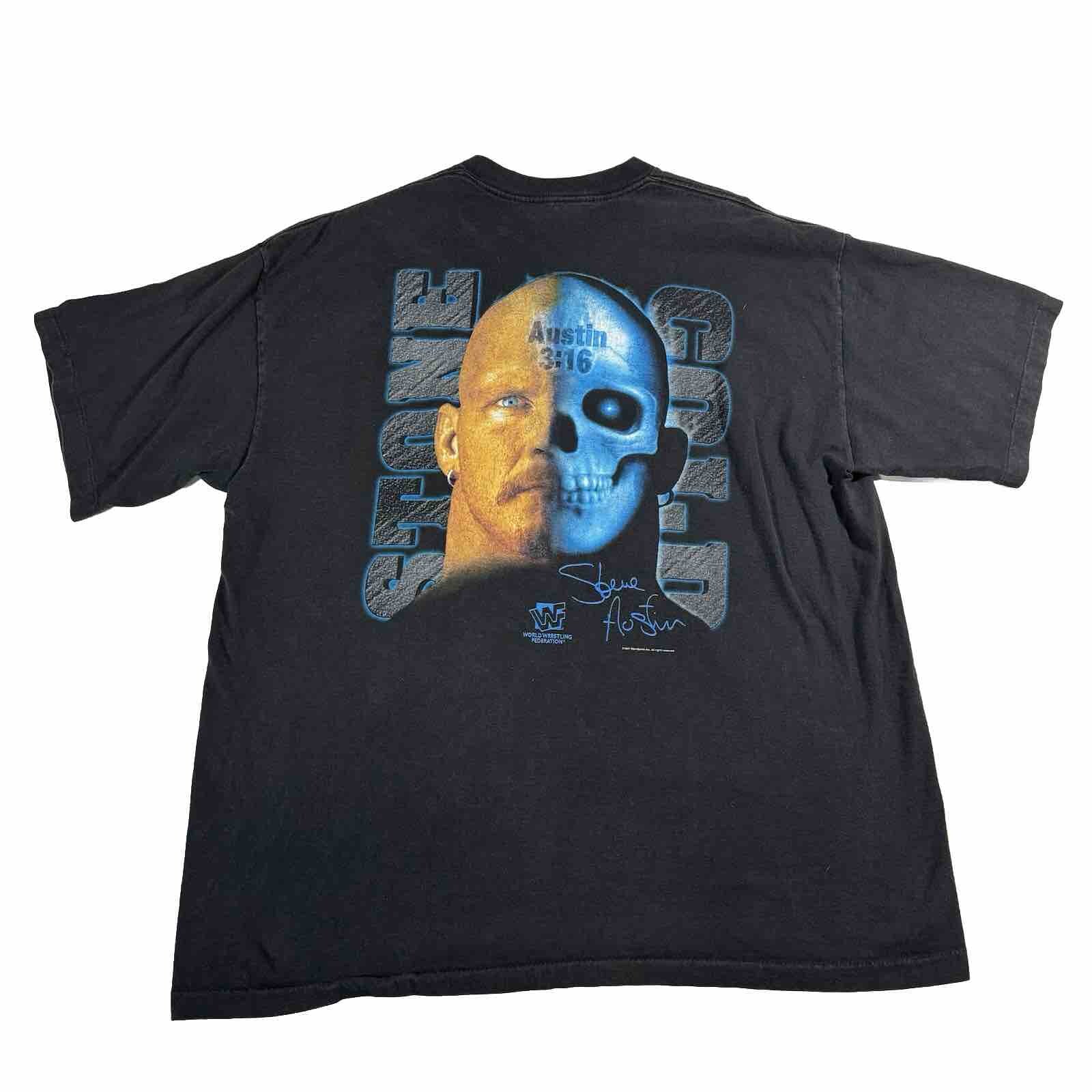 ALTRA Camicia vintage anni '90 Stone C Steve Austin ""Other Side Jackass"" taglia XL USA