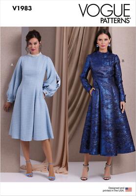 Schnittmuster Damenkleid Vogue v1983 32-40/42-50