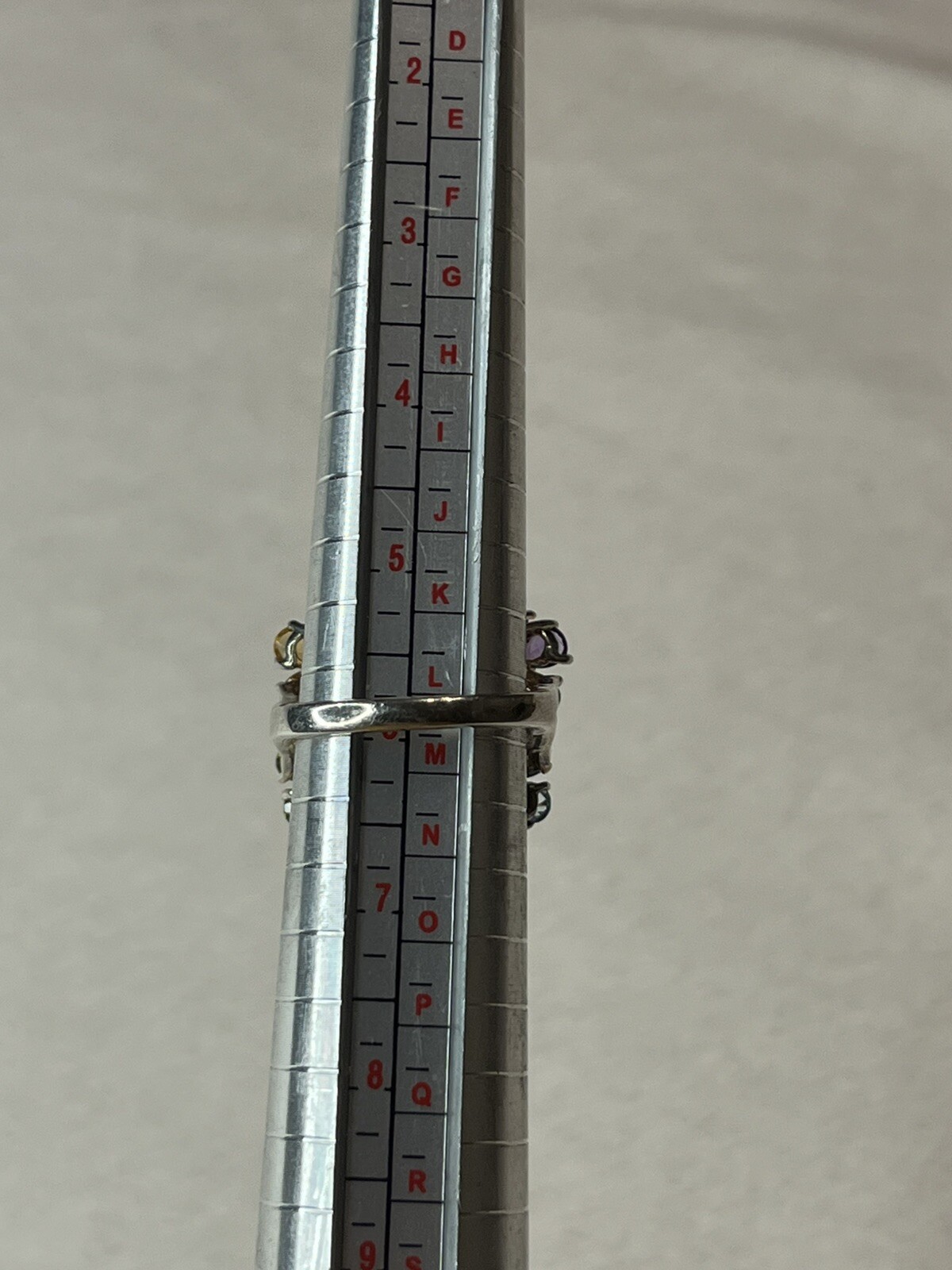 Multi-colored Stone Ring - image 4