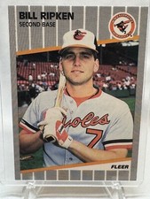 1989 Fleer - Billy Ripken #616 Black Box on Bat Knob - MINT