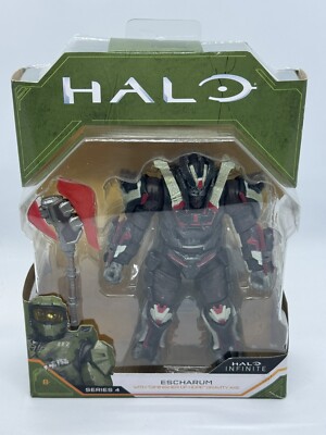 Jazwares Halo Infinite Series 4 Escharum w Diminisher of Hope Gravity Axe Figure