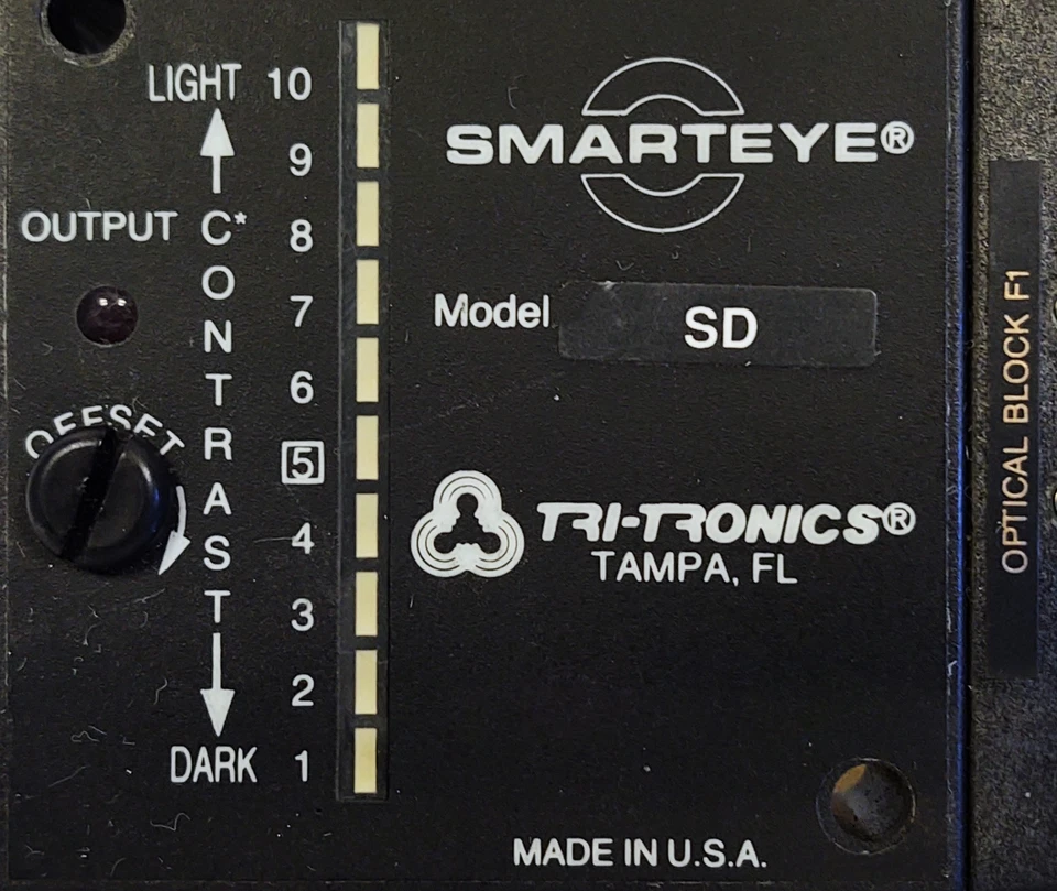Tri-Tronics SD SMARTEYE Fiber Optic Photoelectric Sensor - Image 2 of 4