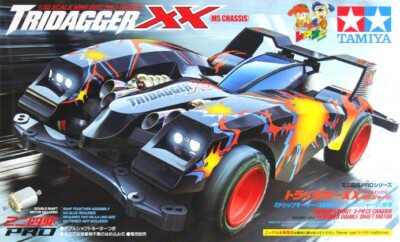 タミヤ ミニ四駆PRO スペシャルモデル 4種セット Tamiya 18629 1/32 Mini 4WD Pro Car Kit MS Chassis Jr Tridagger XX