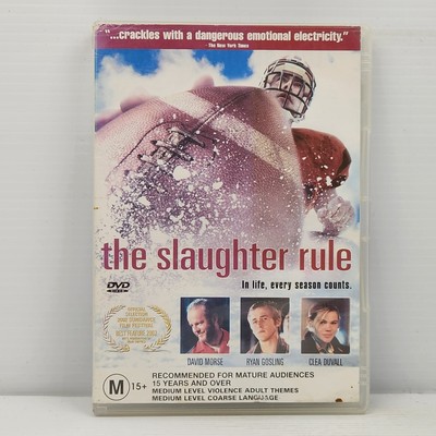 The Slaughter Rule DVD Movie 2002 Ryan Gosling David Morse Drama Sports Reg 4