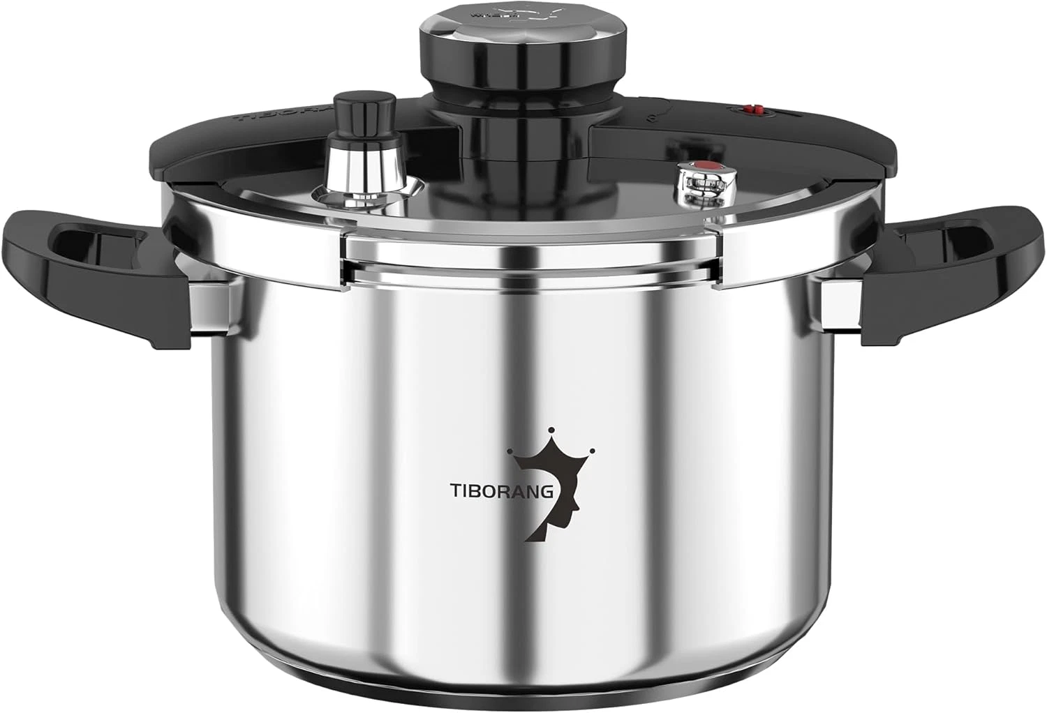 6.3 QT Stainless Steel Pressure Cooker - Fast, Easy, Family-Sized Cooking!