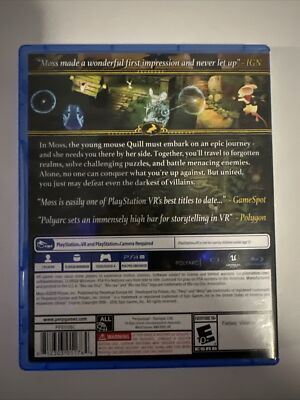 MOSS Sur PlayStation 4 (PS4) - Version PAL Complète - CASQUE VR OBLIGATOIRE (PSVR)