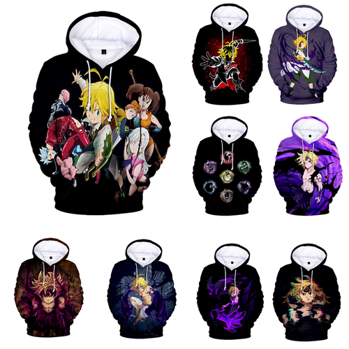Unisex Anime Hoodies The Seven Deadly 