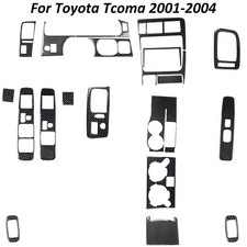 26pcs Real Carbon Fiber Interior Full Kits Cover Trim For Toyota Tacoma 2001-04